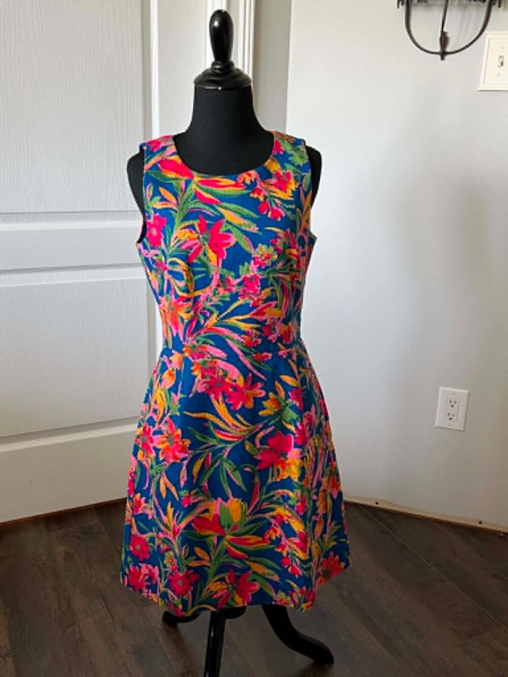 J.Crew Sleeveless Sheath Dress Tropical Floral Print size 2